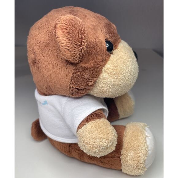 Toon Spencer Nice Guy Teddy Bear Plush 8” Wong Fu Productions Awkward Animals - Picture 3 of 14